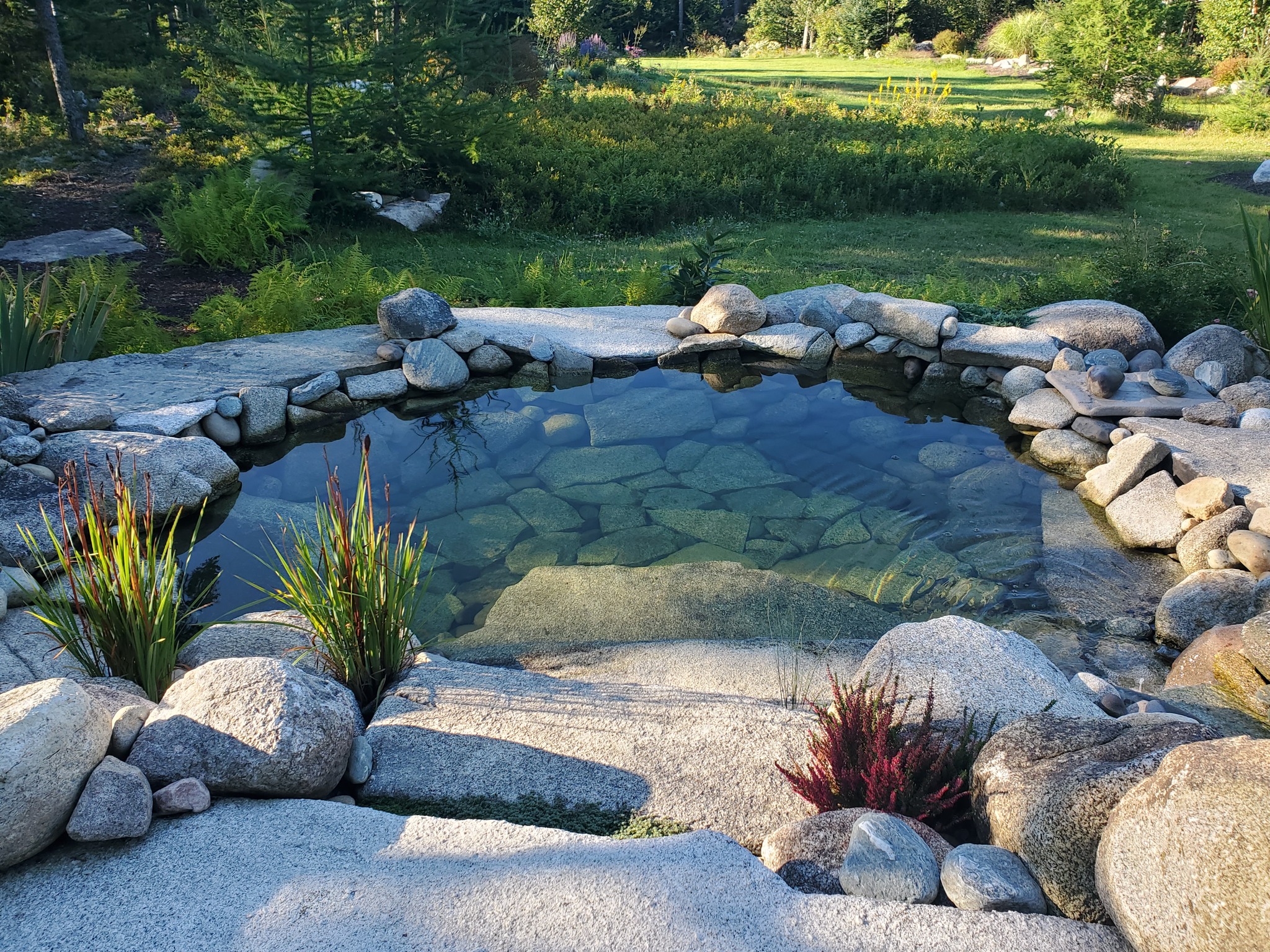Water Gardens Fountains Landscape Services MDI Bar Harbor Maine