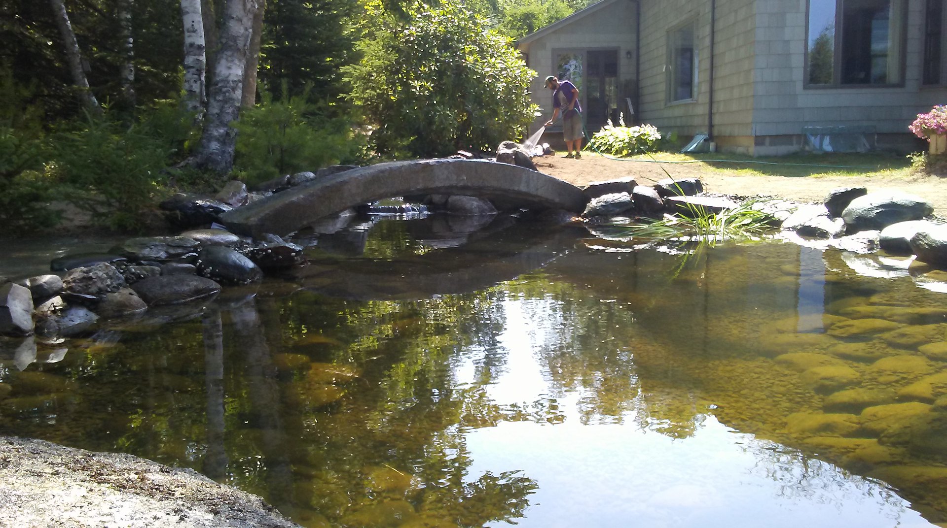 Water Gardens Fountains Landscape Services MDI Bar Harbor Maine